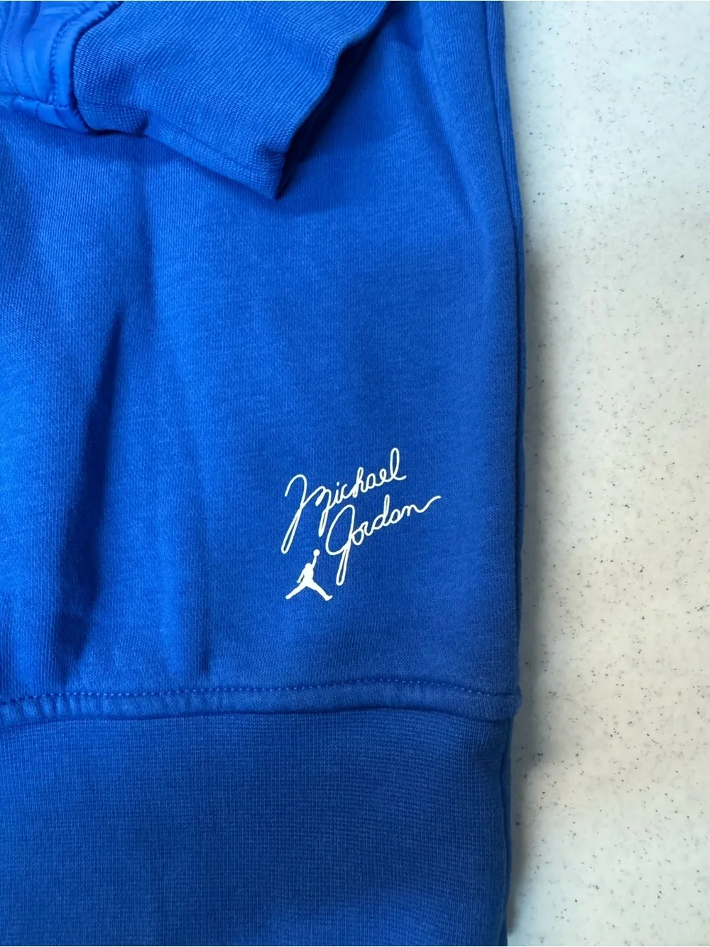 Jordan Men's Crewneck Sweatshirt in Royal Blue with White Logo